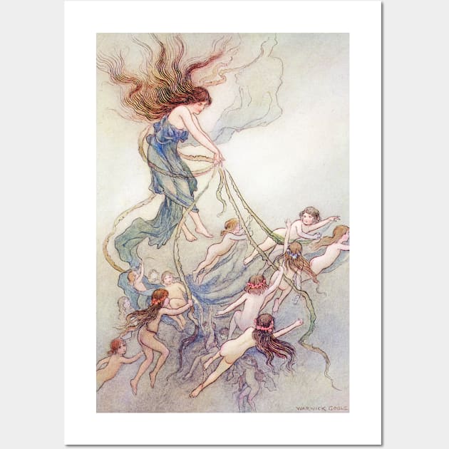 Queen of Them All by Warwick Goble Wall Art by vintage-art